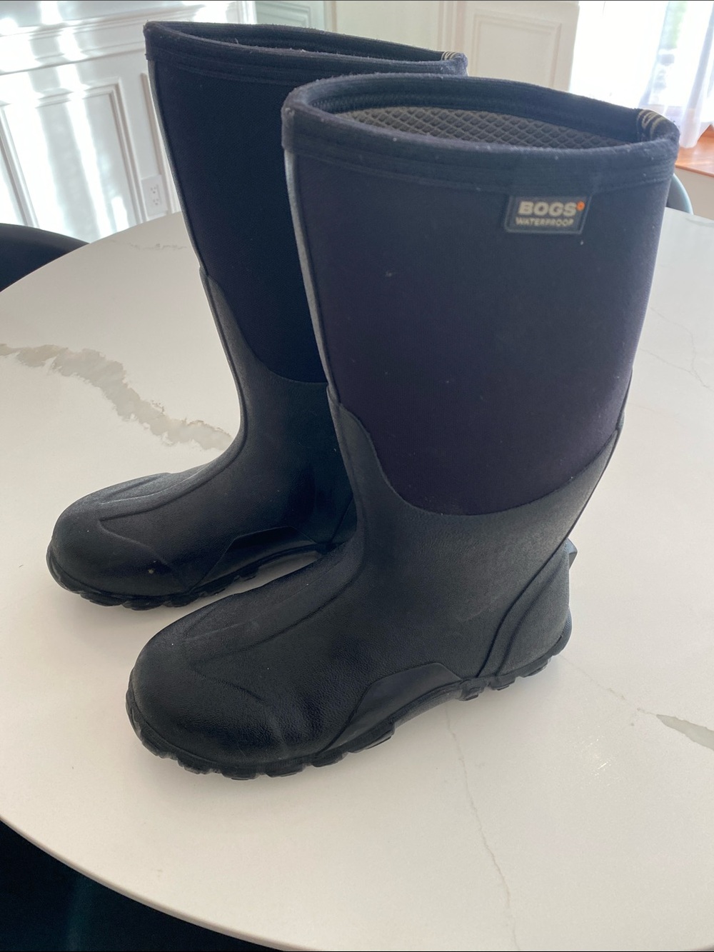 Bogs Kids Black Waterproof Rain & Snow Boots